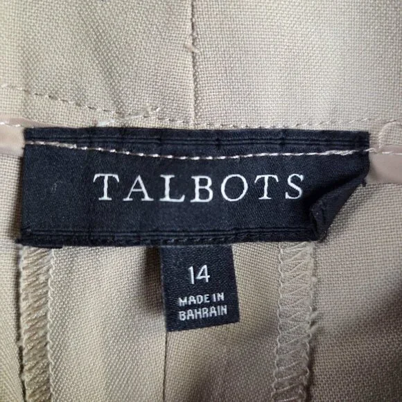 Talbots Pull-On Dress Pants Beige Women’s Size - Picture 7 of 9